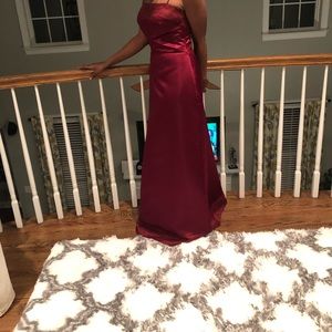 Burgundy Ball / Evening Gown